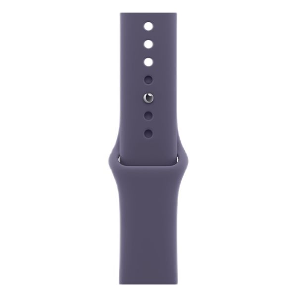 Apple Watch Series 11 42mm Aluminum Silver Case Purple Fog Sport Band M/L